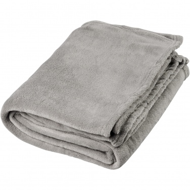 Logo trade mainoslahja kuva: Bay-peite pehmeä fleece, sherpa-vuori ja ruutukuosi